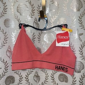 Hanes originals ribbed bralette